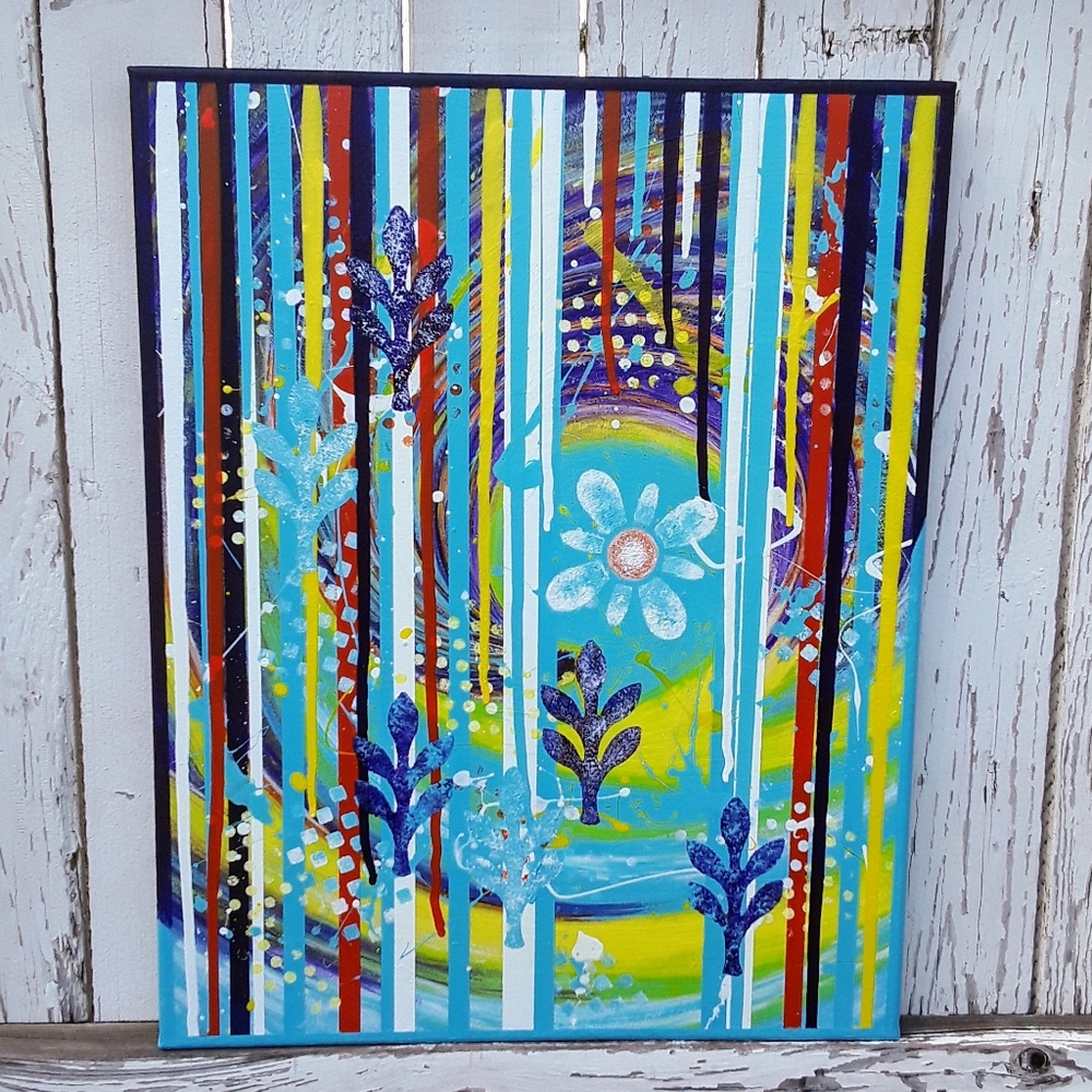 🎨 Organic Abstract Painting